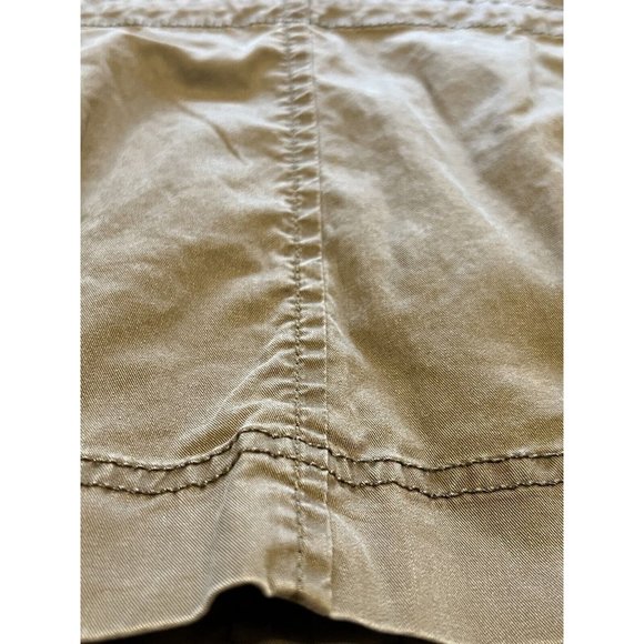 EILEEN FISHER Collared Lightweight Button Up Utility Jacket Small Greenish Brown - Picture 11 of 11